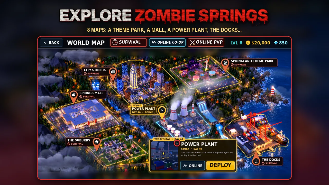 Explore Zombie Springs