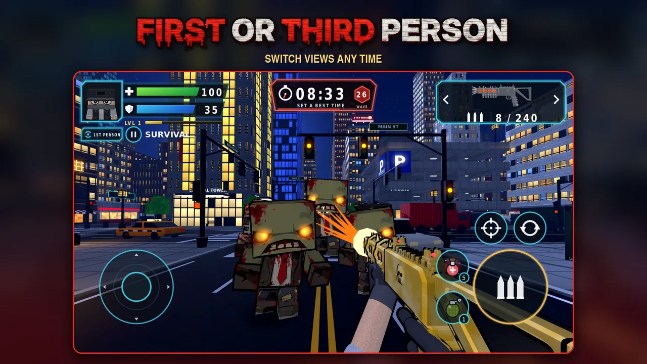 First or third person